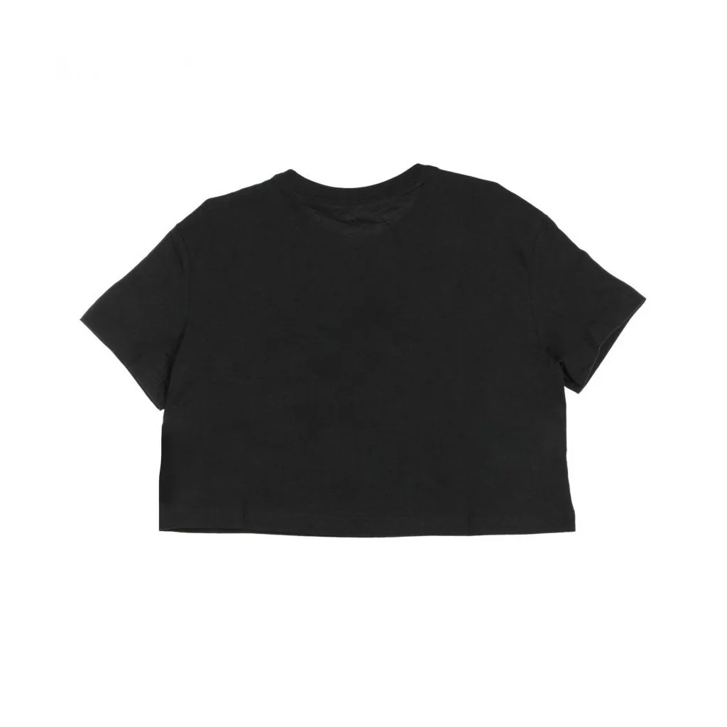 maglietta corta donna essnt crop icn ftra BLACK/WHITE