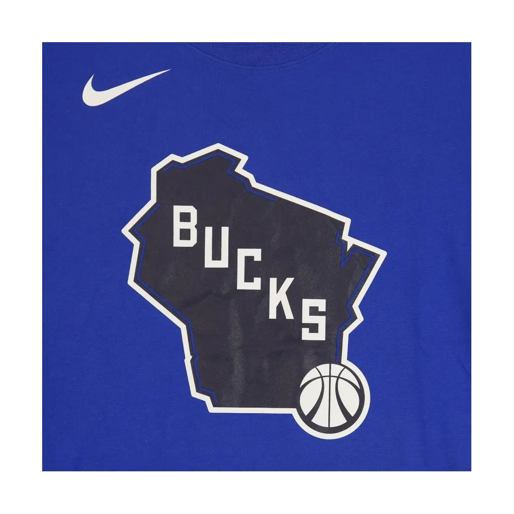 maglietta uomo nba dry tee es logo city edition milbuc GAME ROYAL