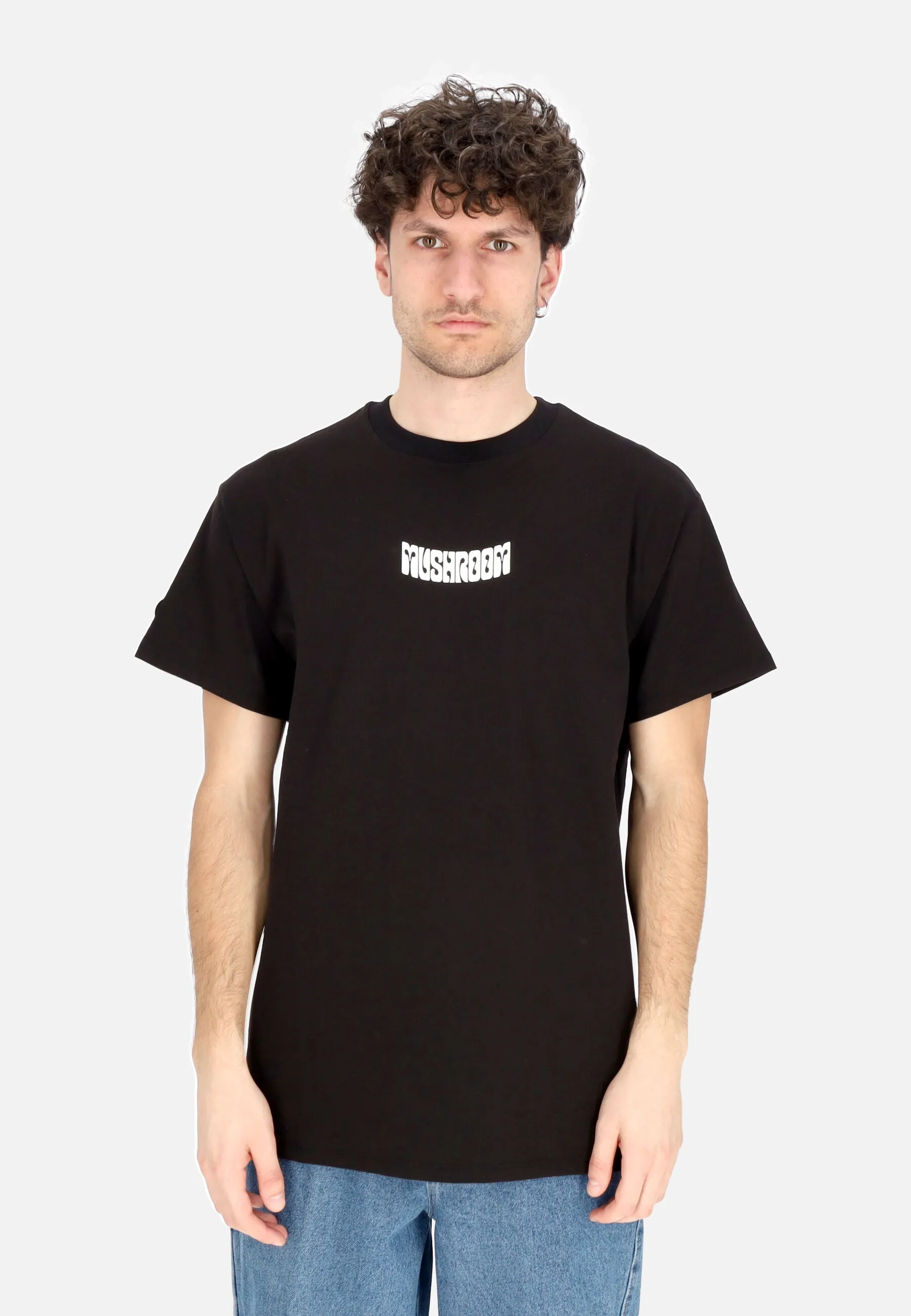 Maglietta Uomo Prayer Flame Tee Black