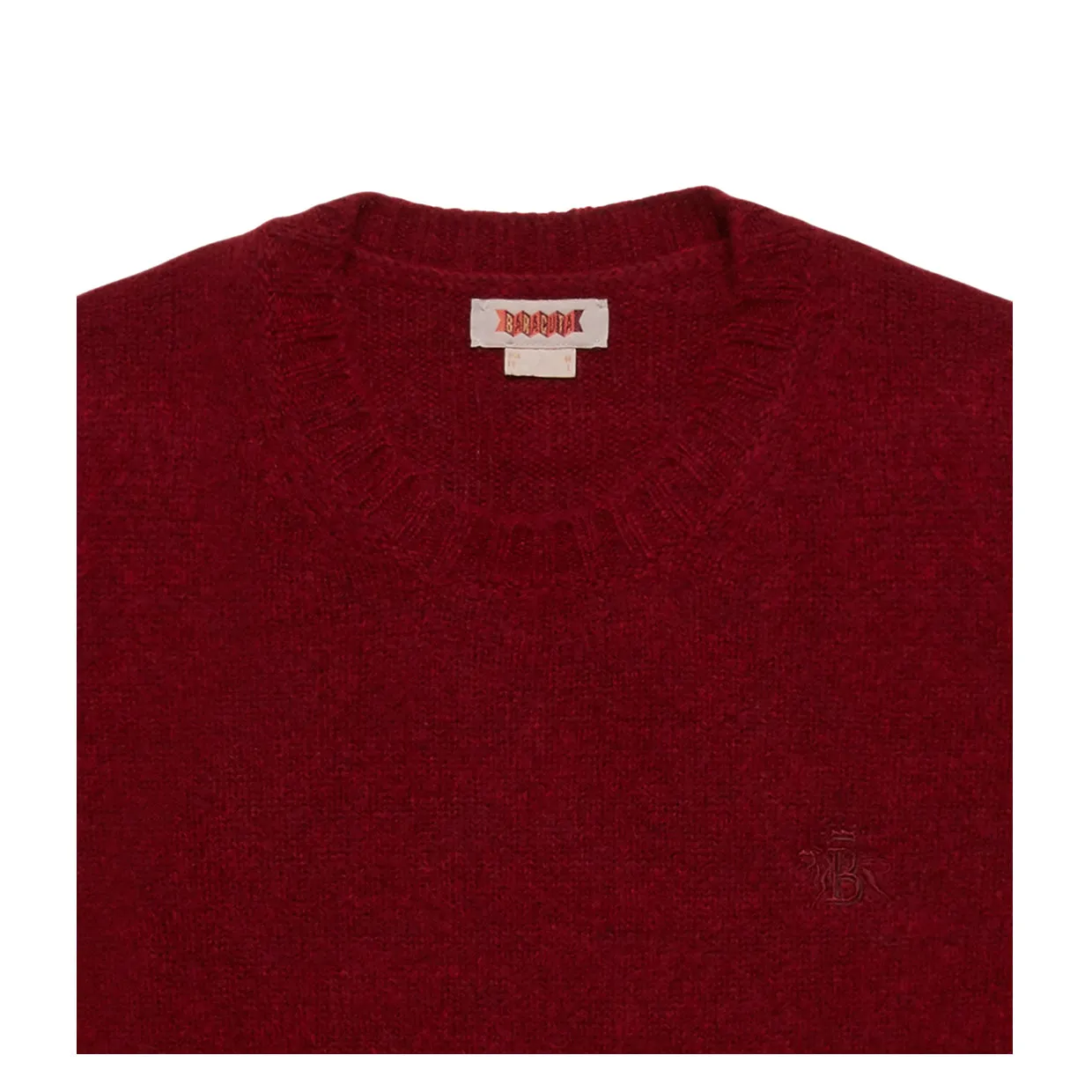 Maglione Baracuta Shetland Bordeaux