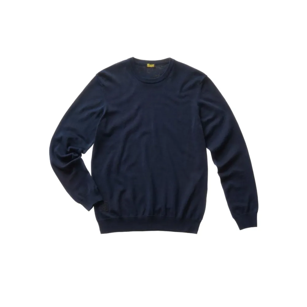 Maglione Blauer Uomo Girocollo