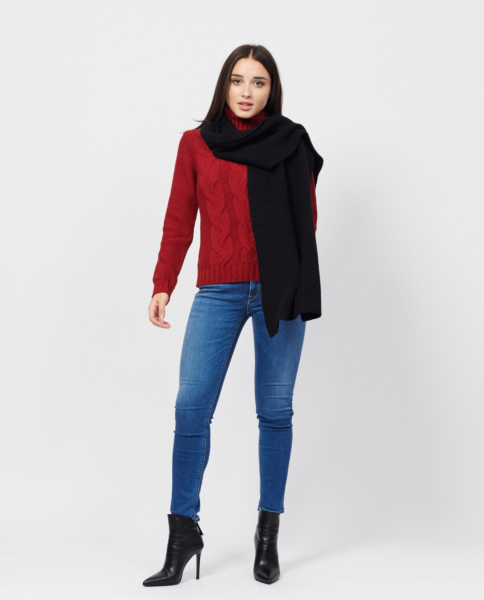 Maglione Clairie con trecce in rilievo
