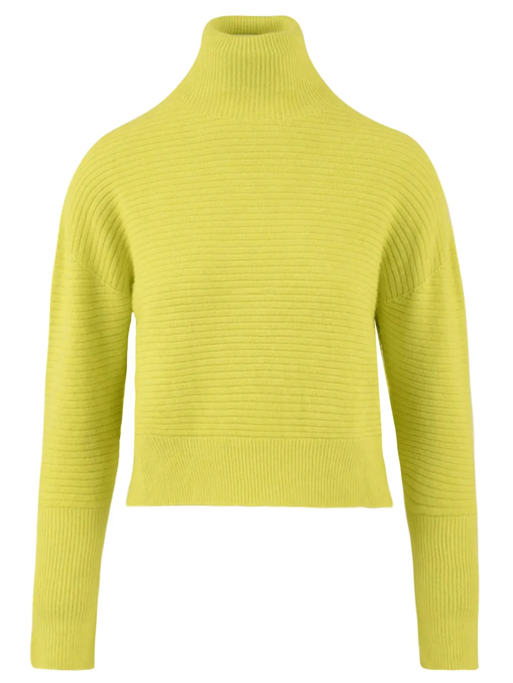 Maglione Donna giallo a collo alto