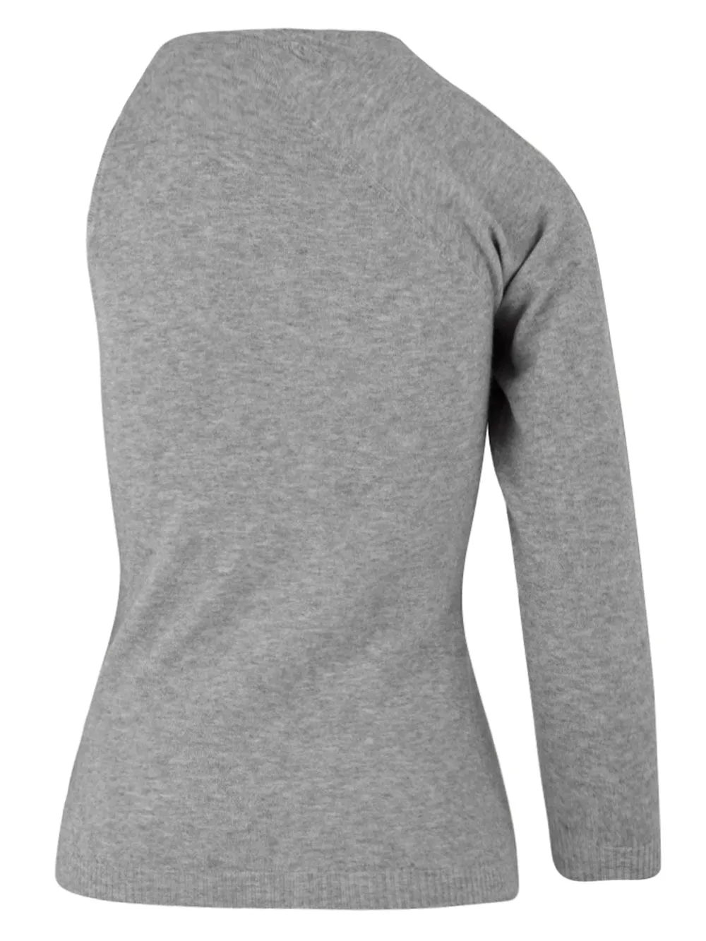 Maglione Donna grigio monospalla