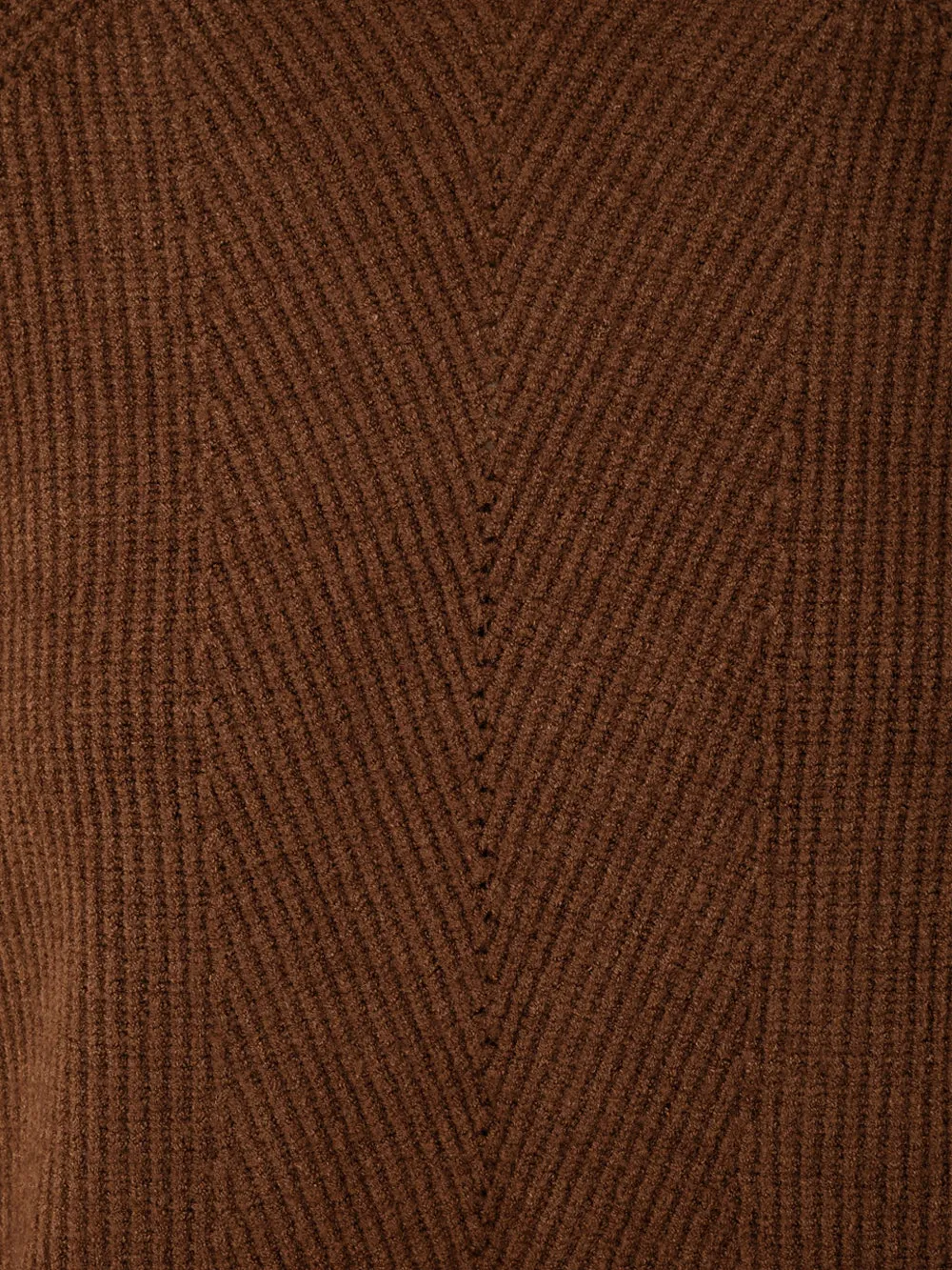 Maglione Donna marrone a costine