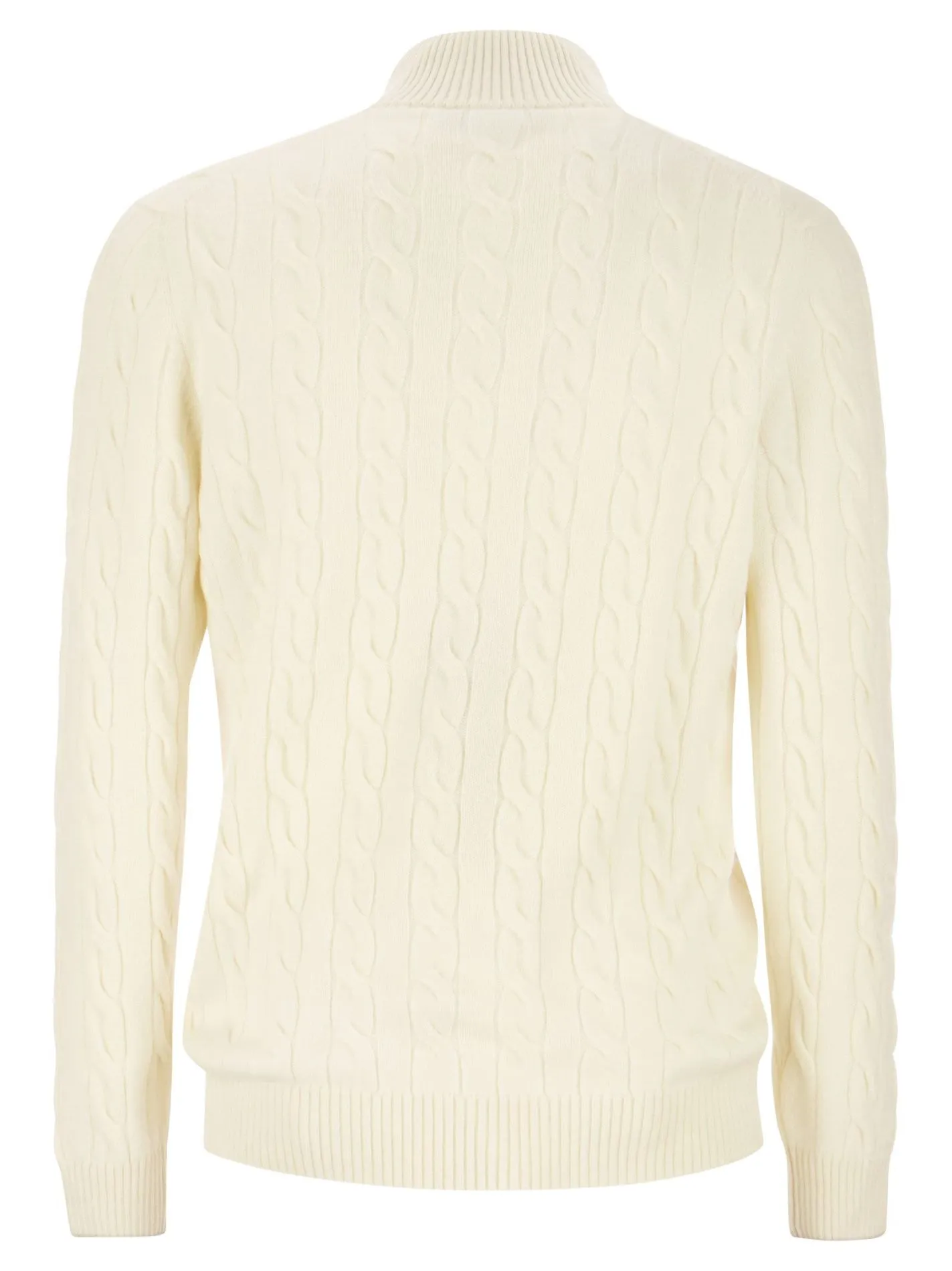 Maglione in cashmere con bottoni