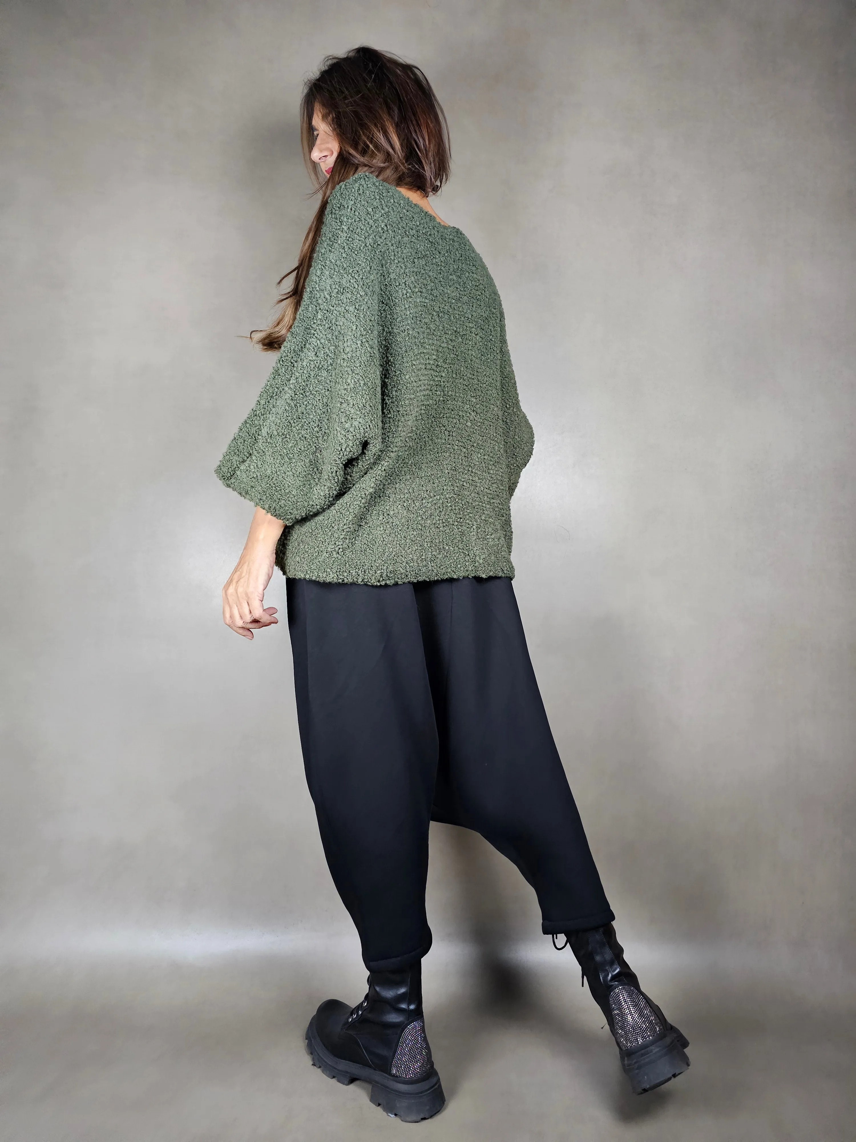 maglione largo manica 78 65ac17pl9vi9wo
