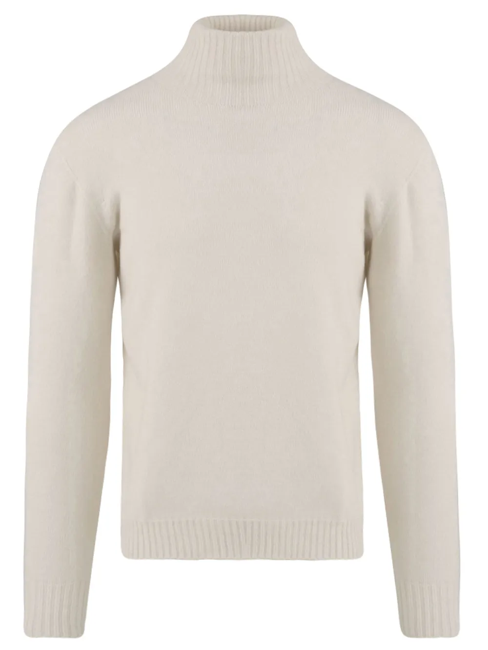 Maglione Uomo bianco a collo alto