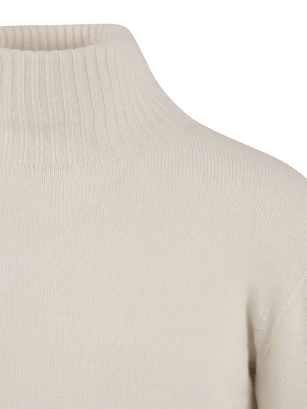 Maglione Uomo bianco a collo alto