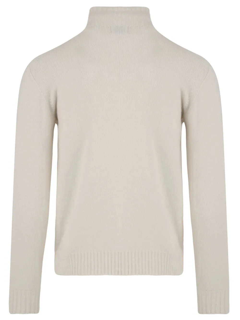 Maglione Uomo bianco a collo alto