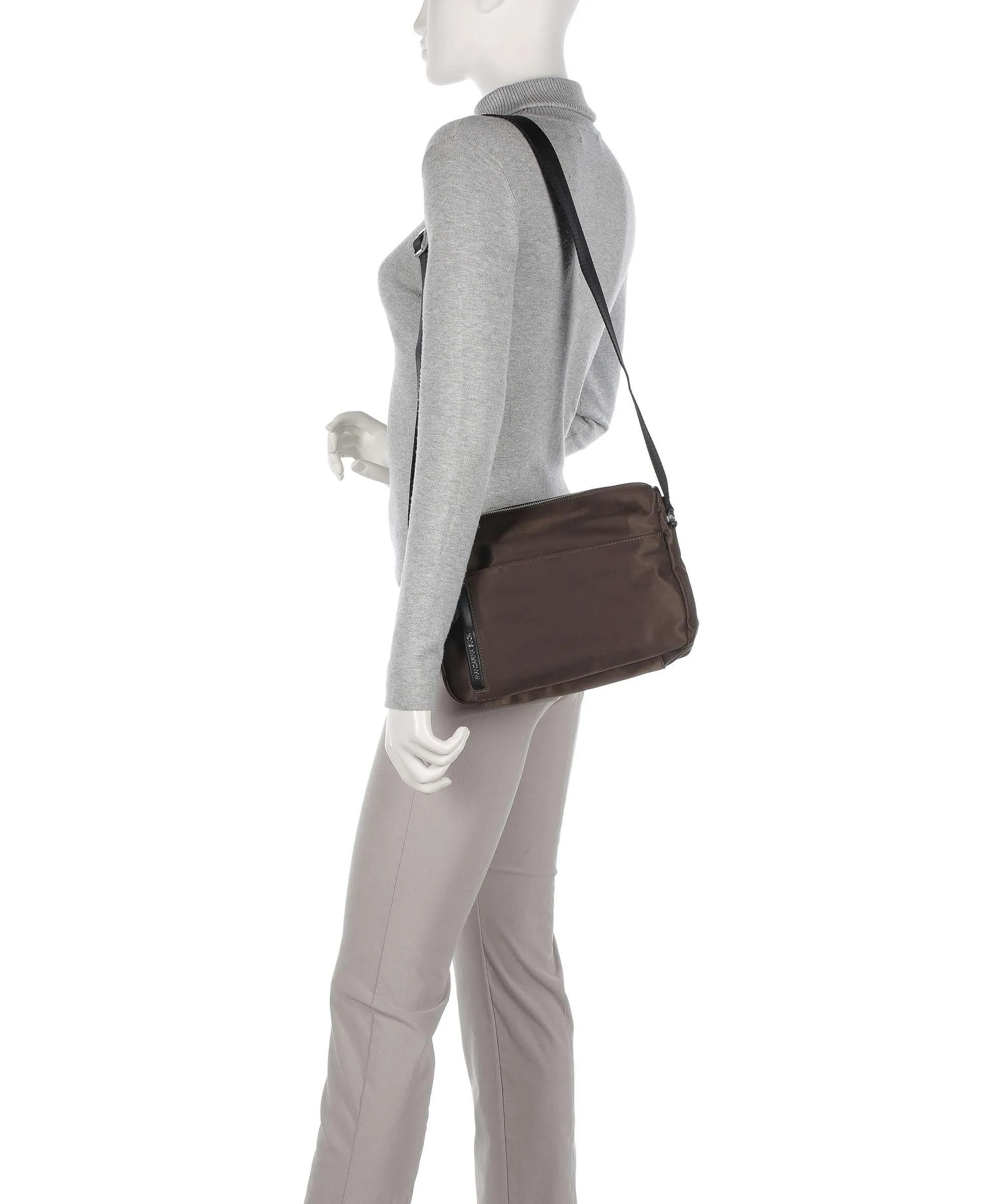  Mandarina Duck Hunter Borsa a spalla nylon marrone scuro  