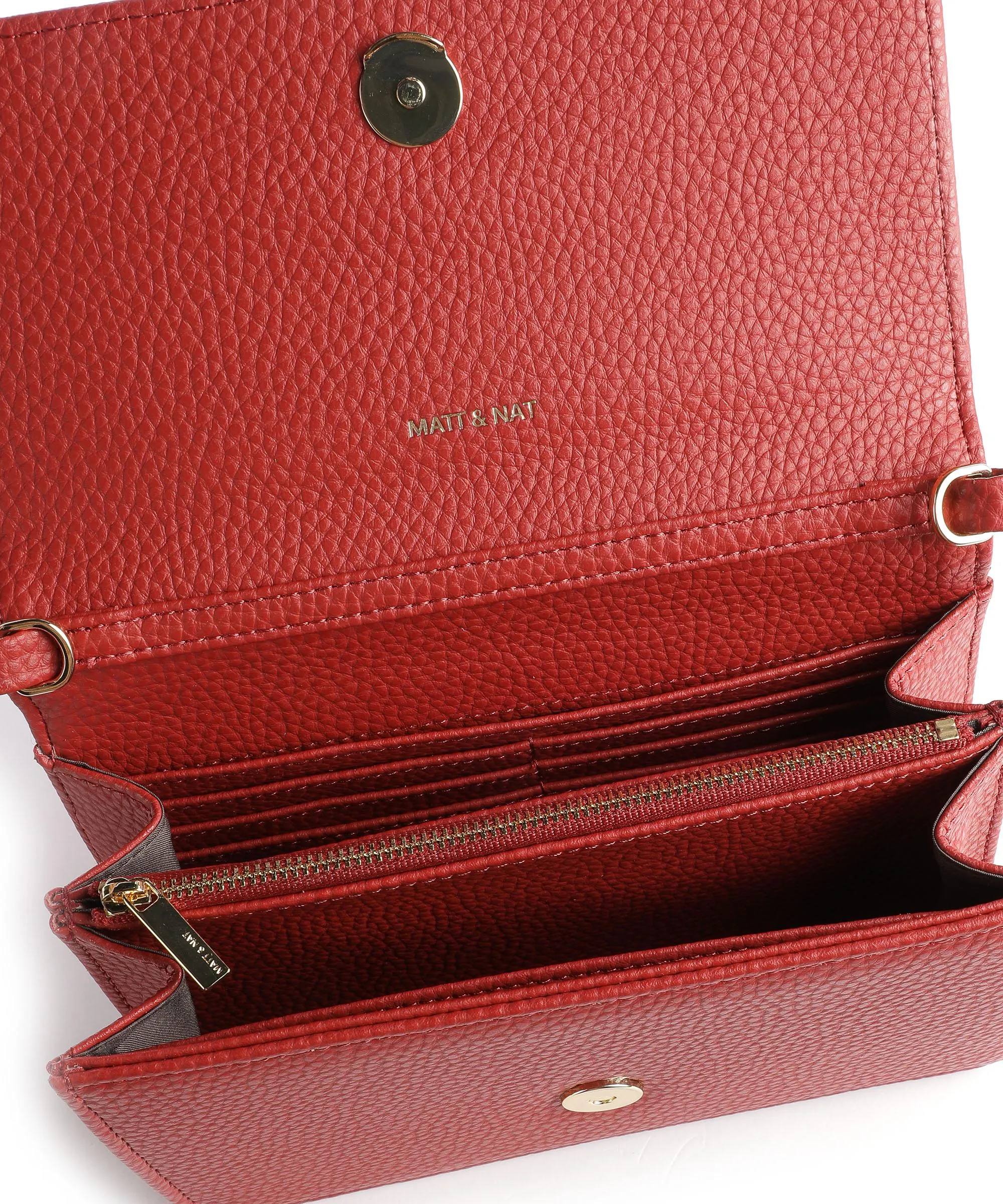  Matt & Nat Purity Bee Borsa a tracolla pelle sintetica rosso  