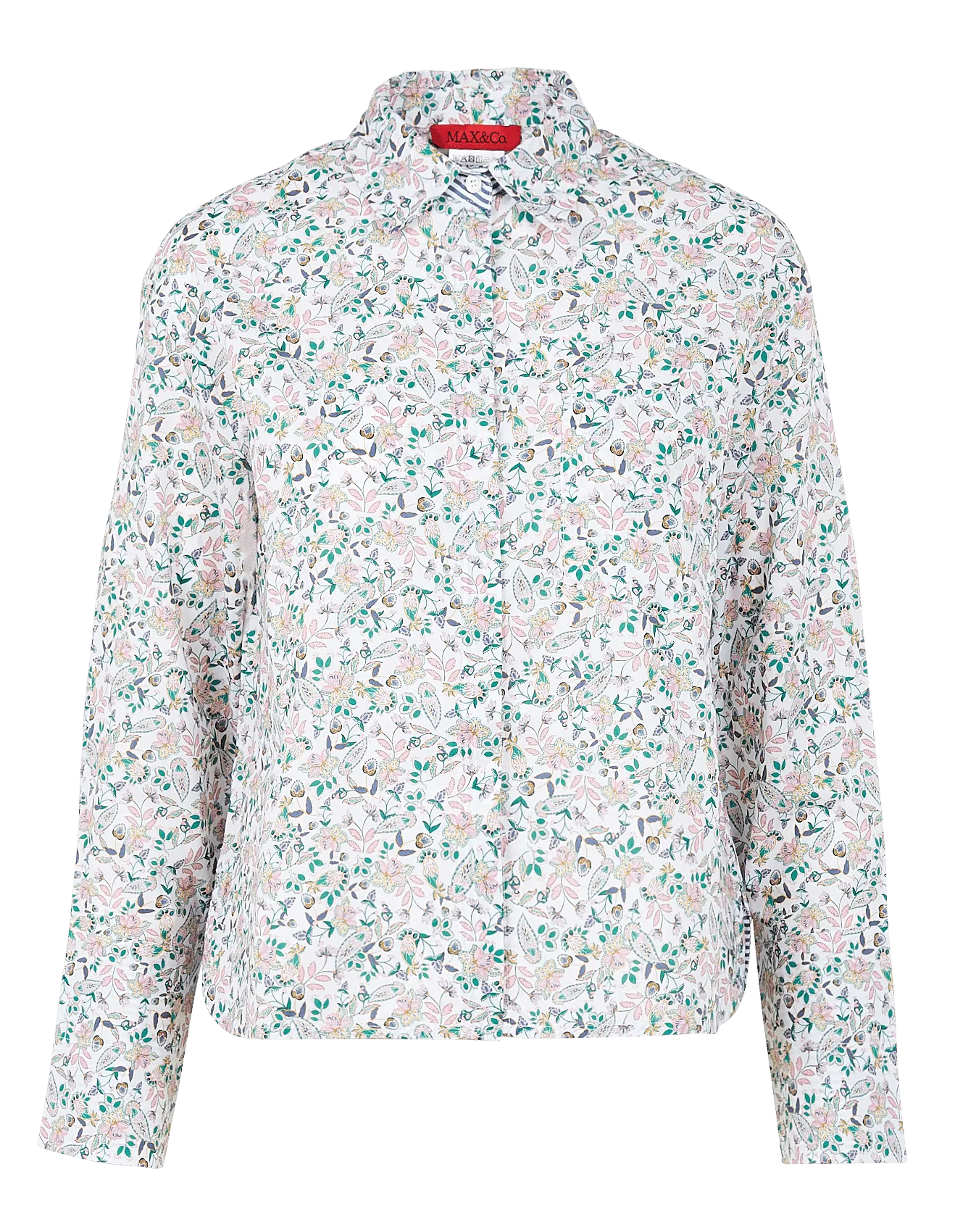  MAX&Co.   PATINA - Camicia collo classico con stampa floreale in cotone | Multicolore