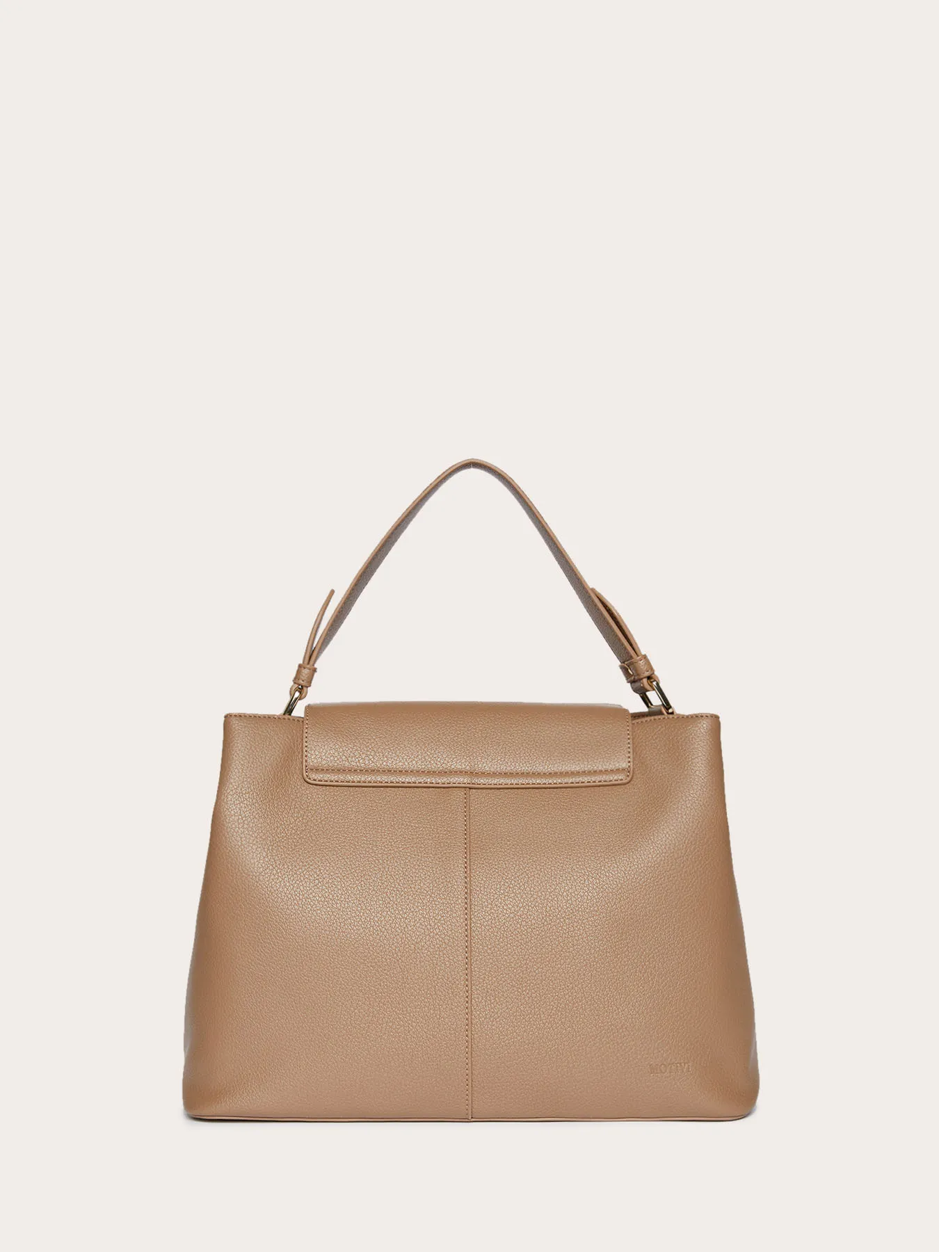 Maxi bag in tessuto spalmato