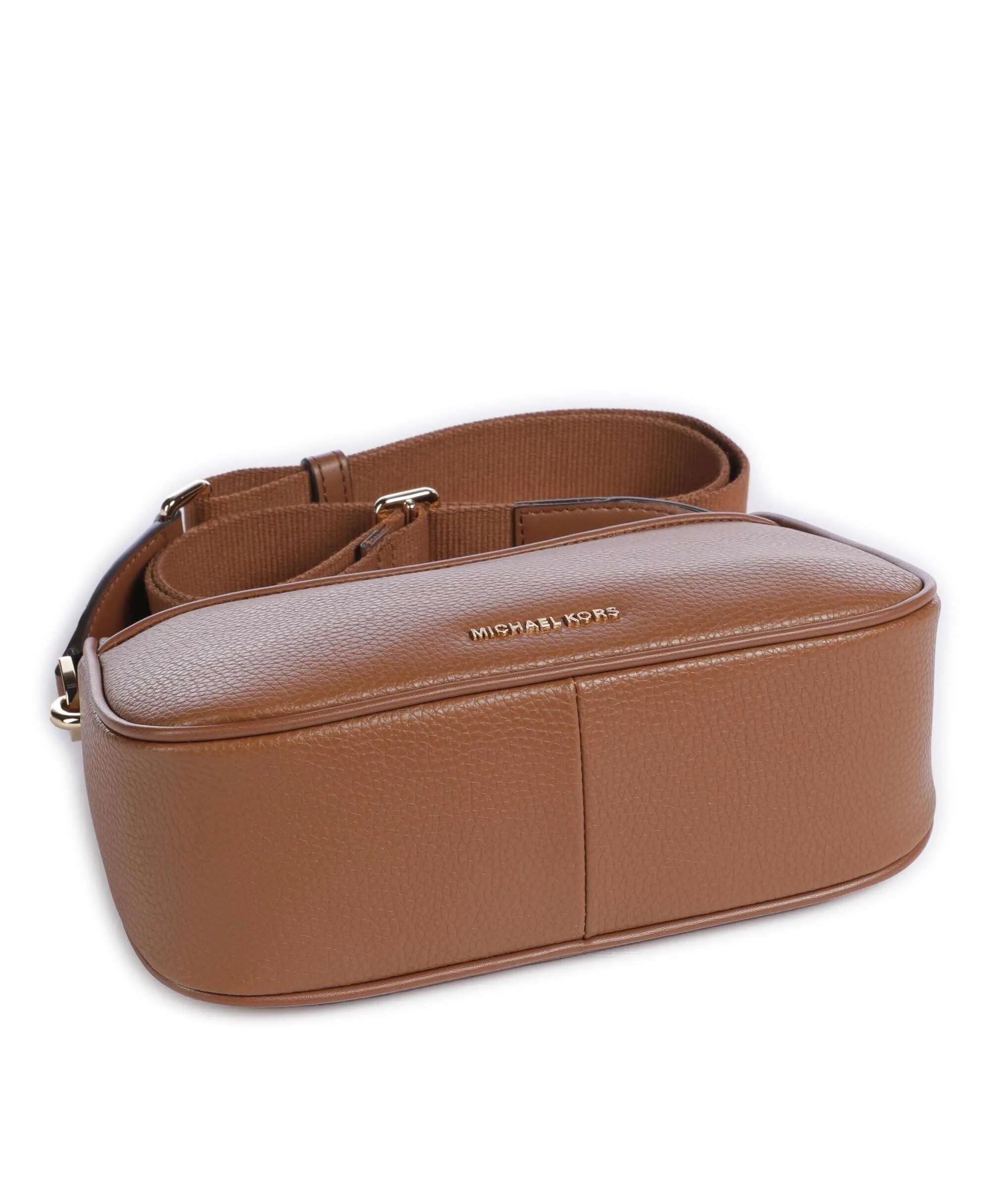  Michael Kors Jet Set Borsa a tracolla pelle di vacchetta grana marrone  