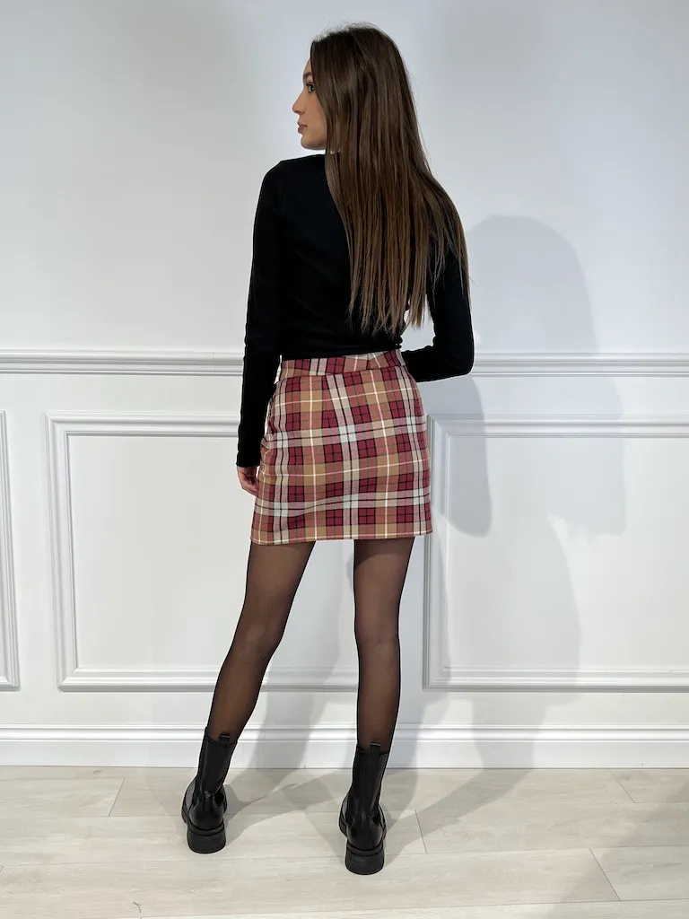 Minigonna check – Vicolo