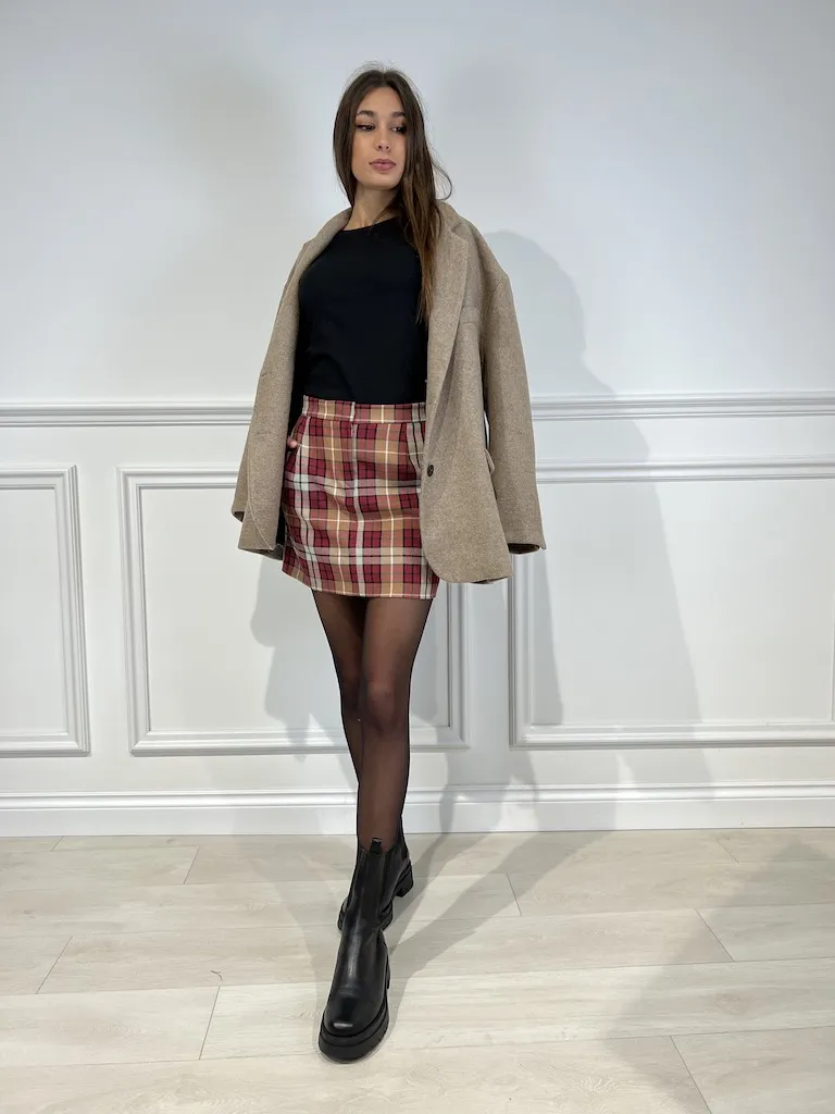 Minigonna check – Vicolo