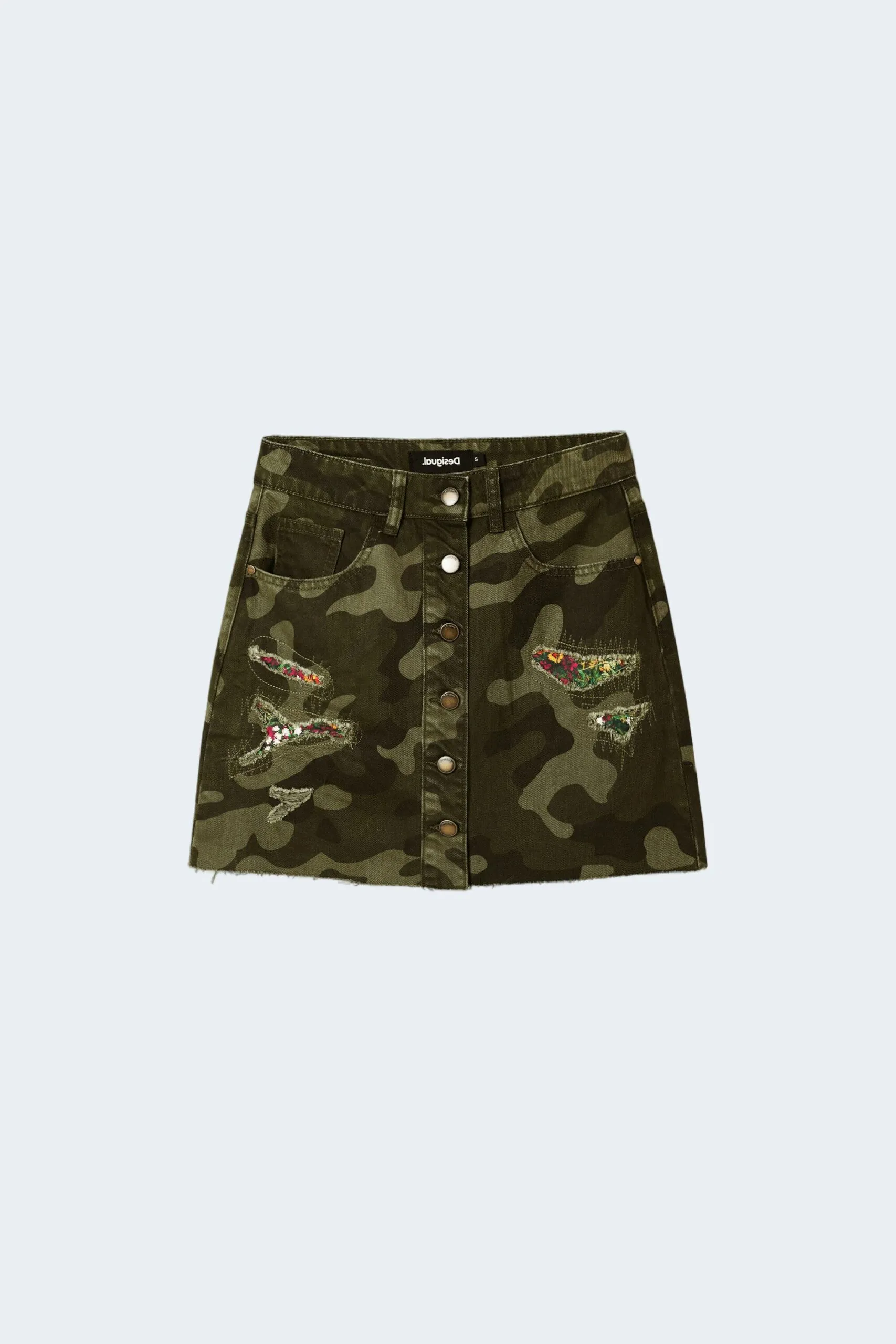 Minigonna Desigual fal duna Mimetico