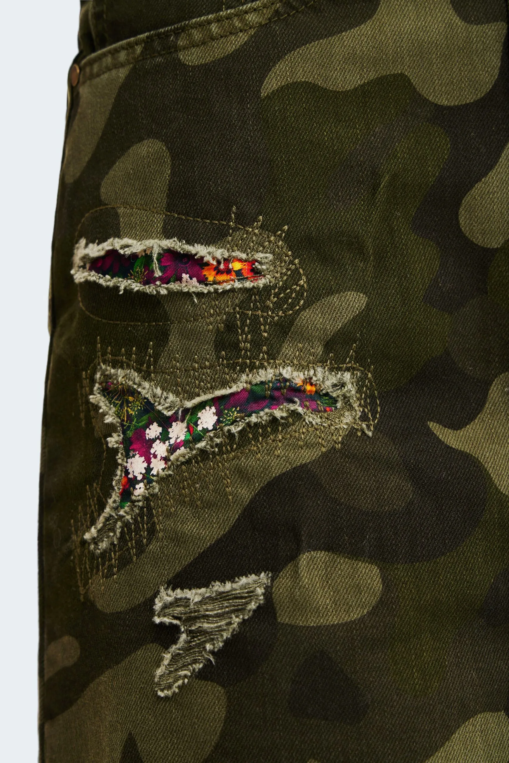 Minigonna Desigual fal duna Mimetico