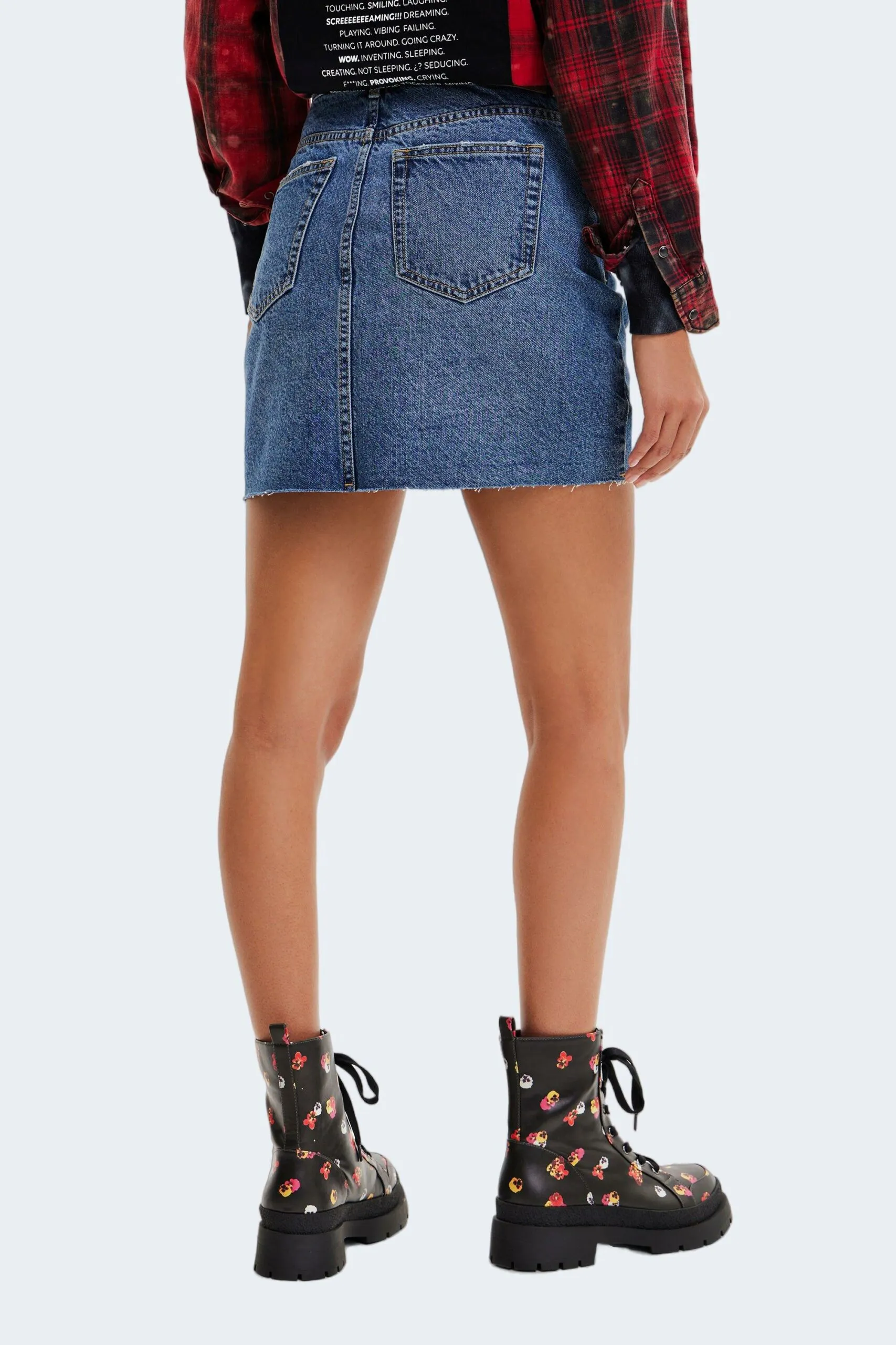 Minigonna Desigual fal sol Denim