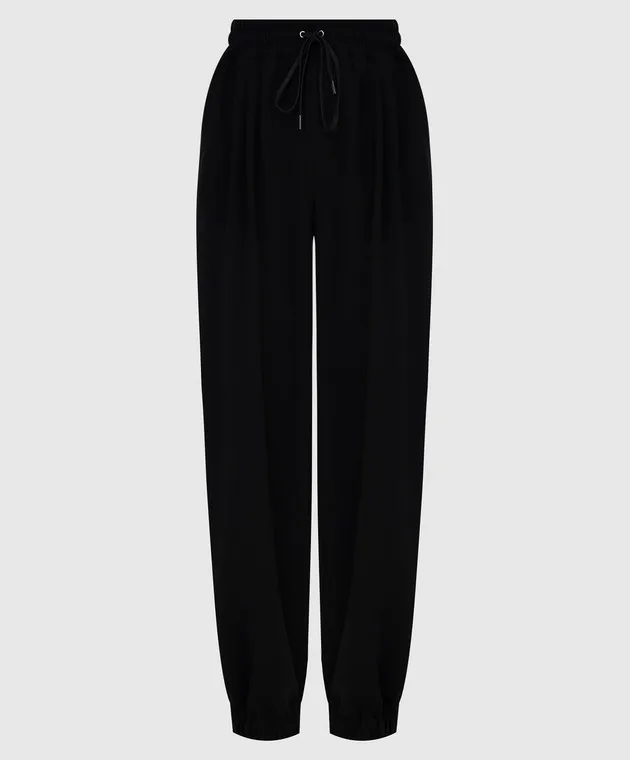 Miu Miu Pantaloni da jogging neri MP14861YXH