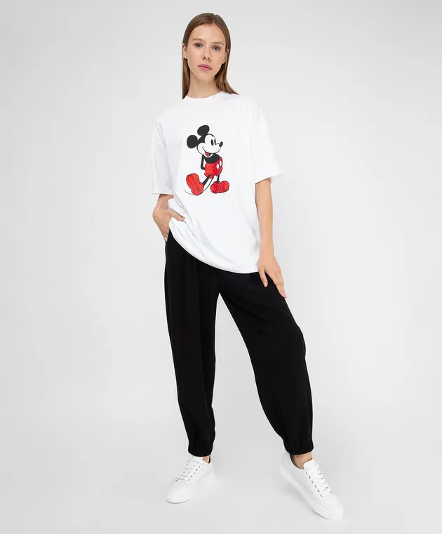 Miu Miu Pantaloni da jogging neri MP14861YXH