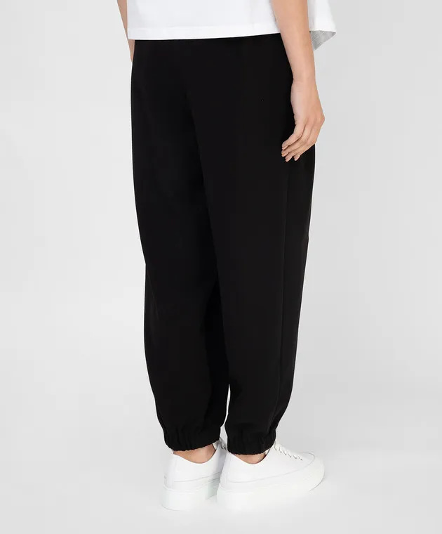 Miu Miu Pantaloni da jogging neri MP14861YXH