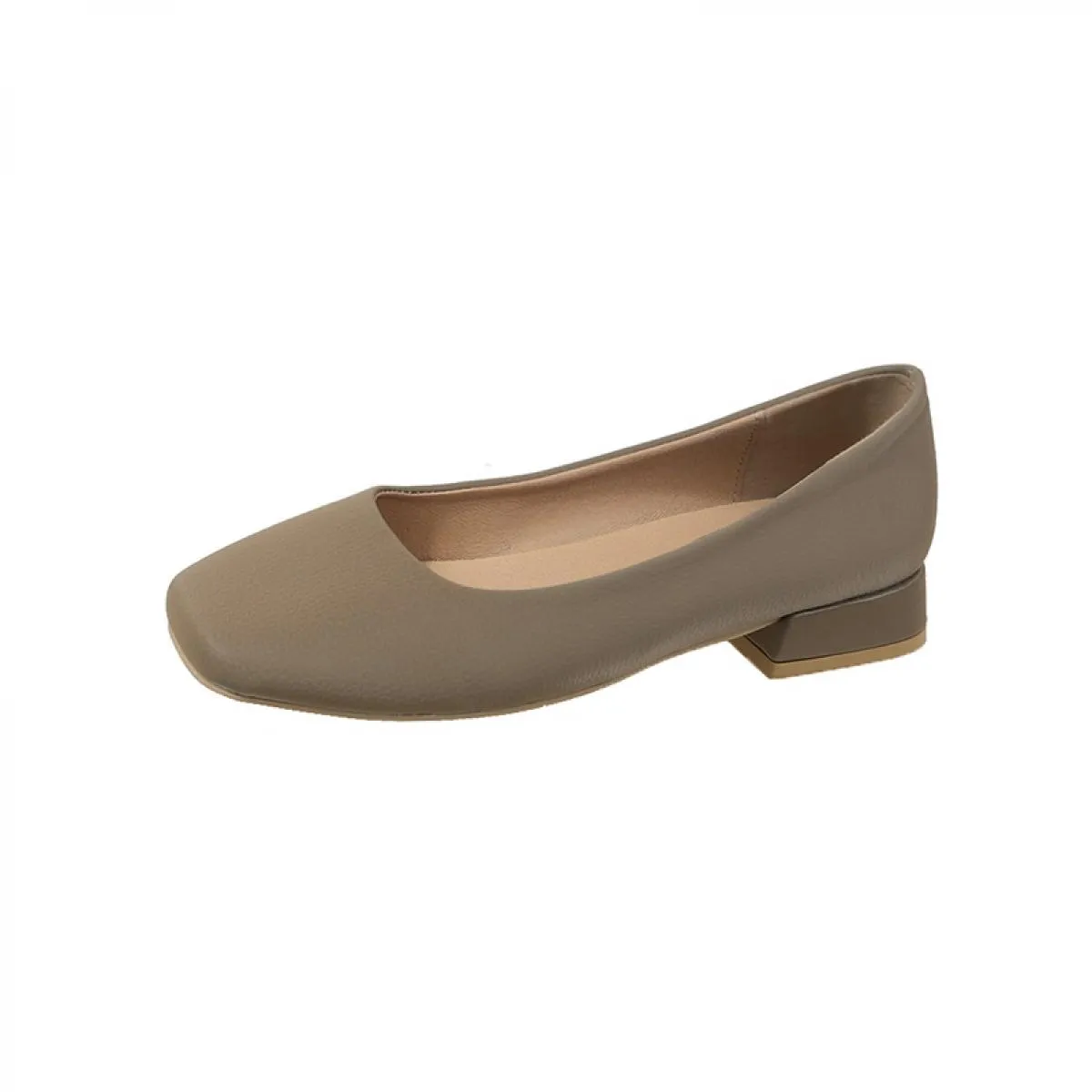 Mocassini da donna color caramello Slip On Mocassini poco profondi da donna Mocassini estivi femminili Primavera Autunno Balleri