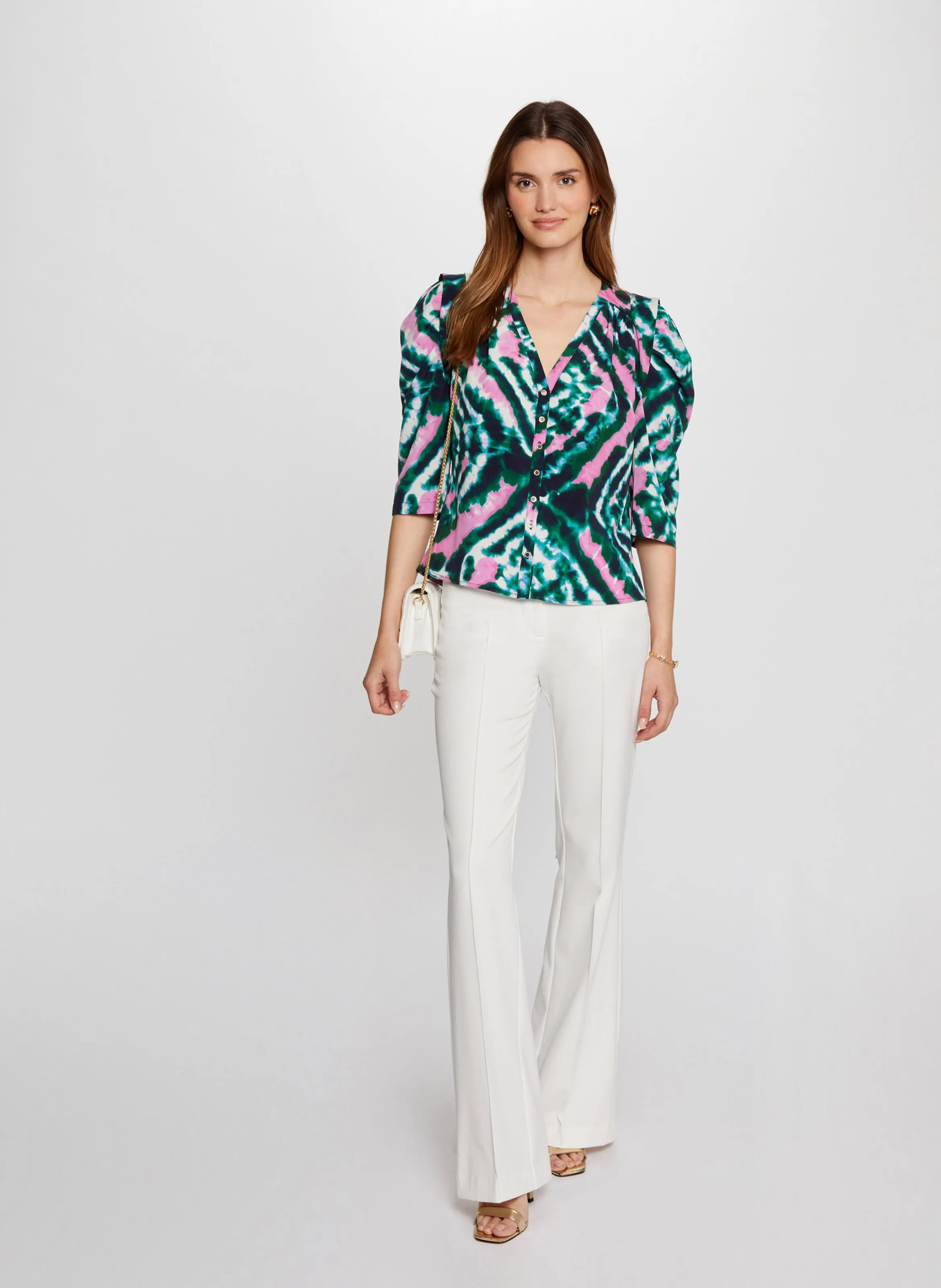  MORGAN   CASA.F - Camicia stampata a maniche 3/4 | Multicolore