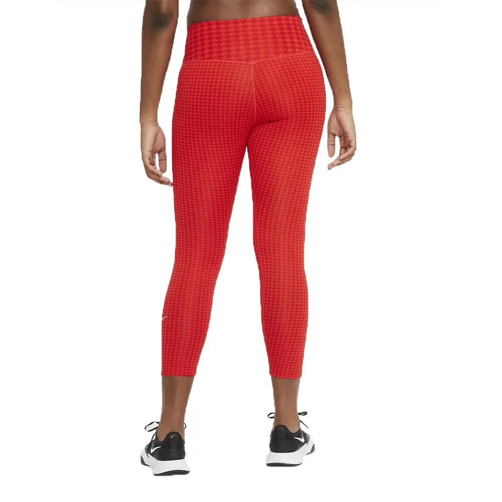 Nike Dri-FIT One Icon Clash per donna Mid-Rise 7/8 Printed Leggings - FA21
