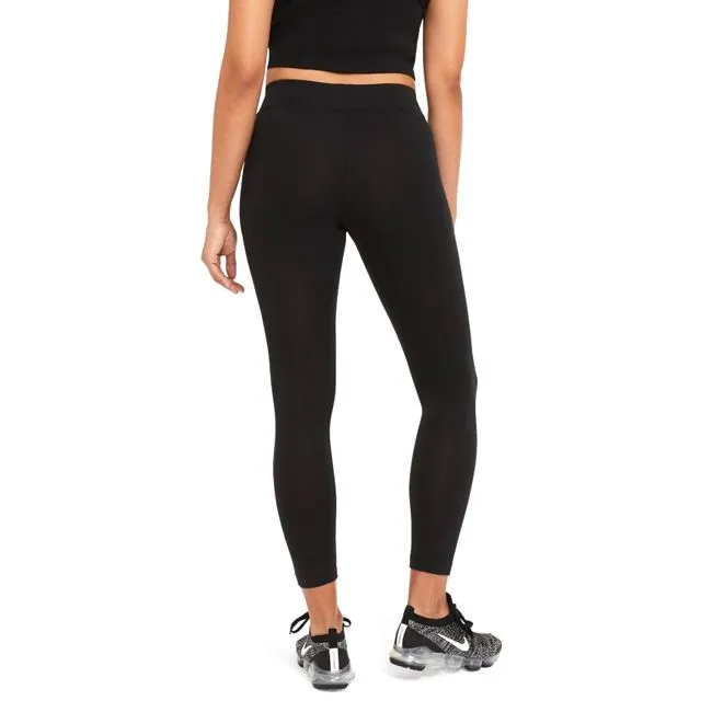 Nike Leggings Sportswear Essential Mid-Rise Donna Nero