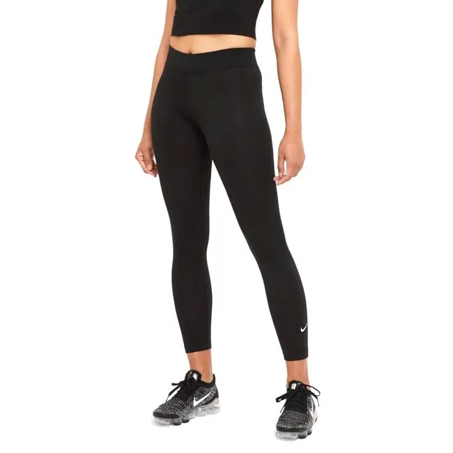 Nike Leggings Sportswear Essential Mid-Rise Donna Nero