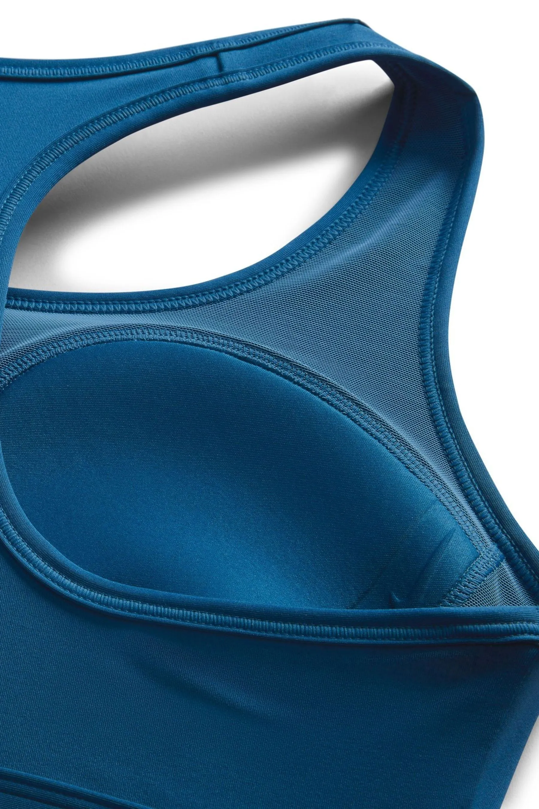 Nike - Reggiseno sportivo imbottito sostegno medio con logo