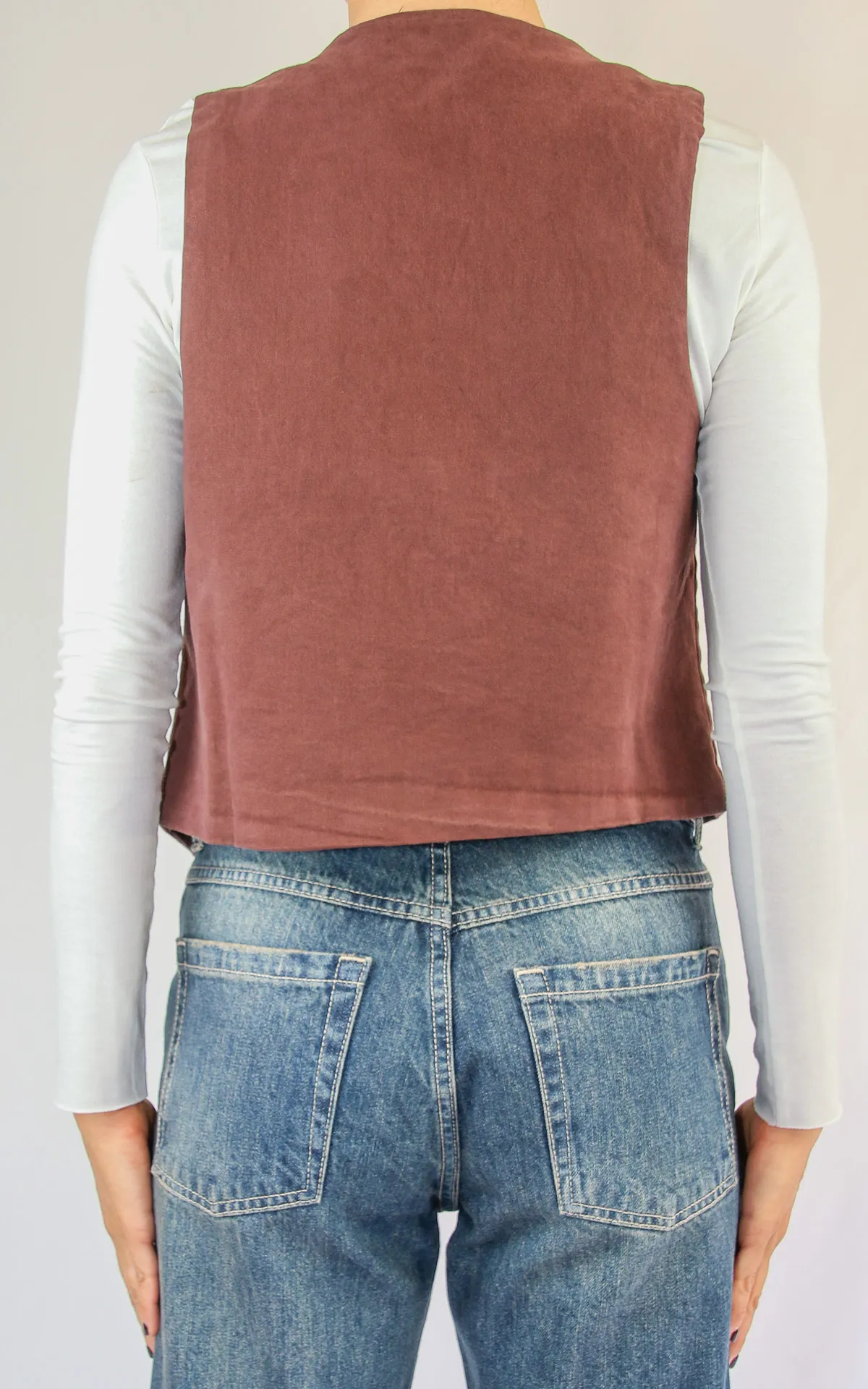 Off-On – gilet – marrone