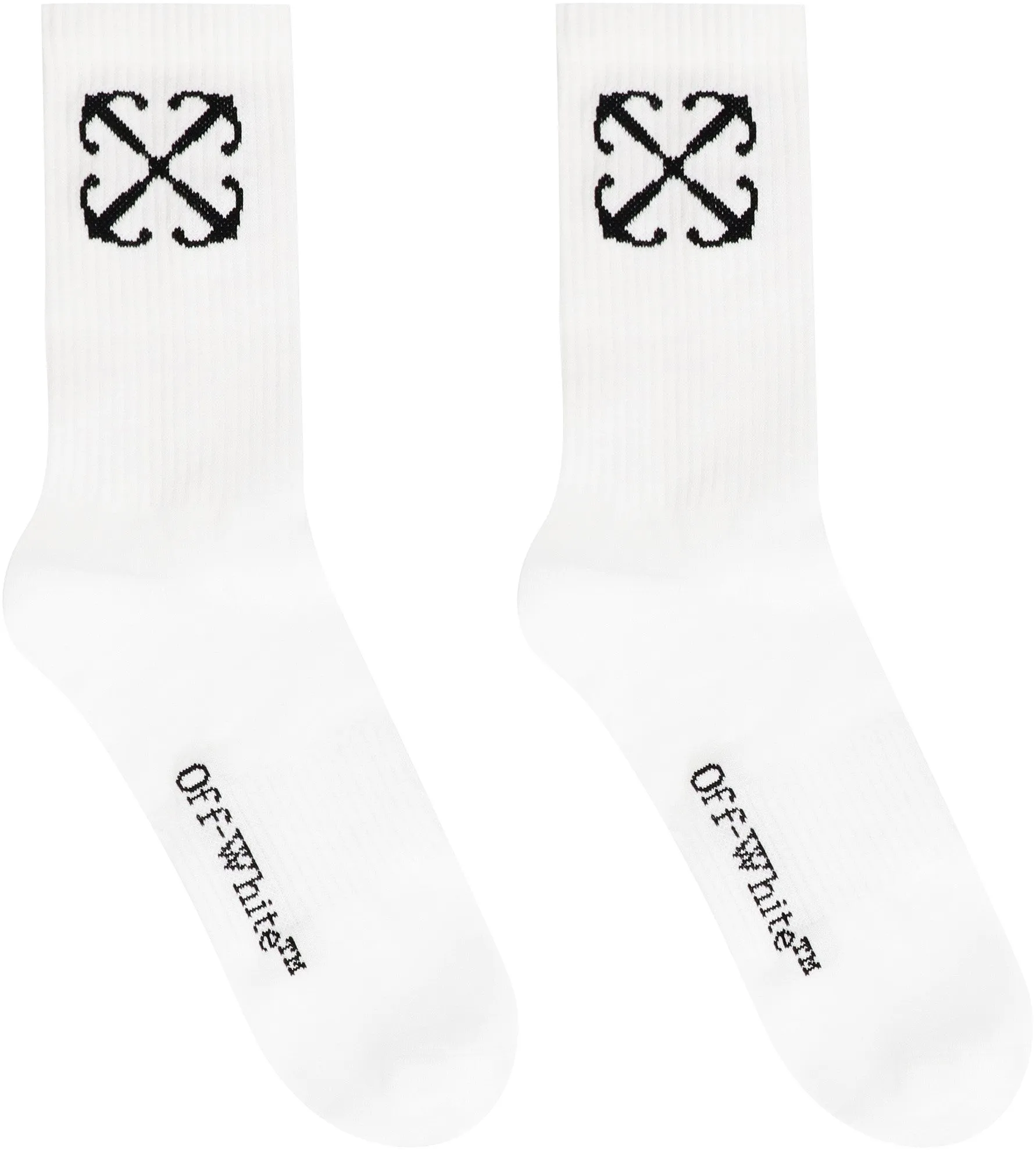 Off-White Calzini in misto cotone con logo