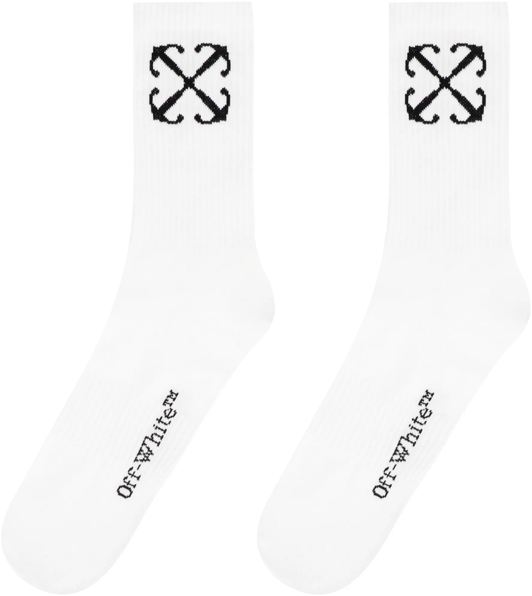 Off-White Calzini in misto cotone con logo