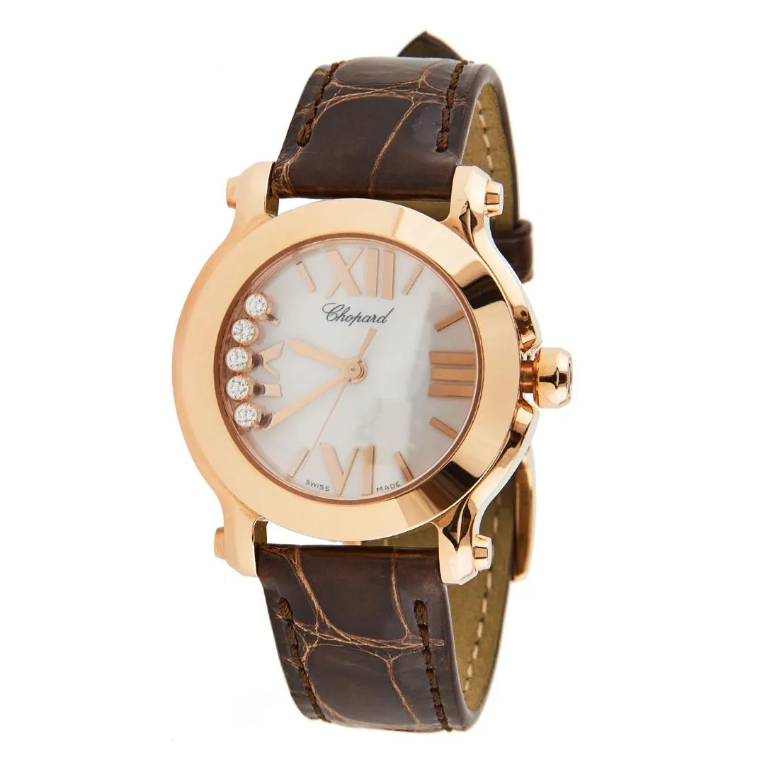 Orologio cassa 30mm in oro rosa 18 carati