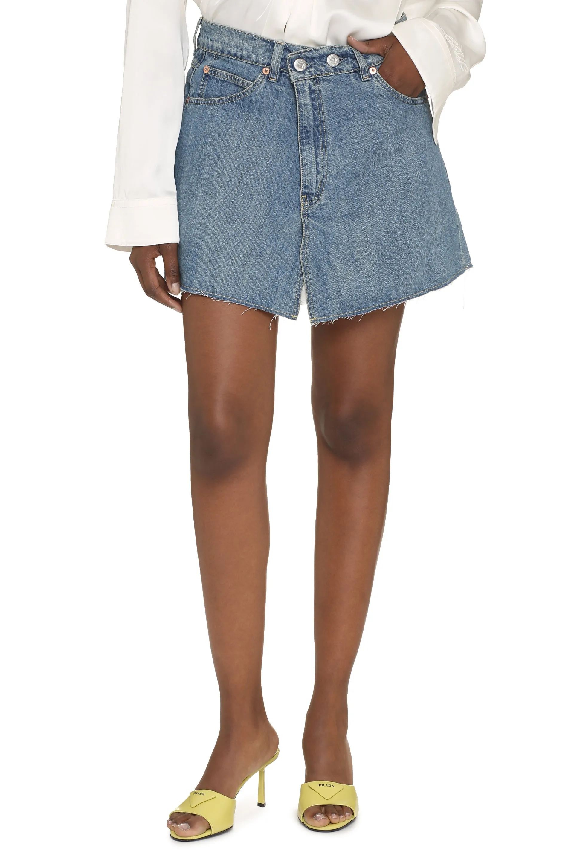 Our Legacy Minigonna Cover in denim