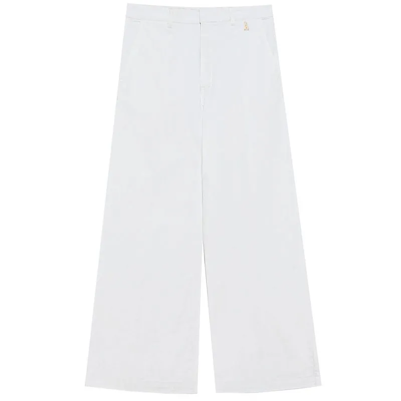Pantalone a palazzo ampio bianco 