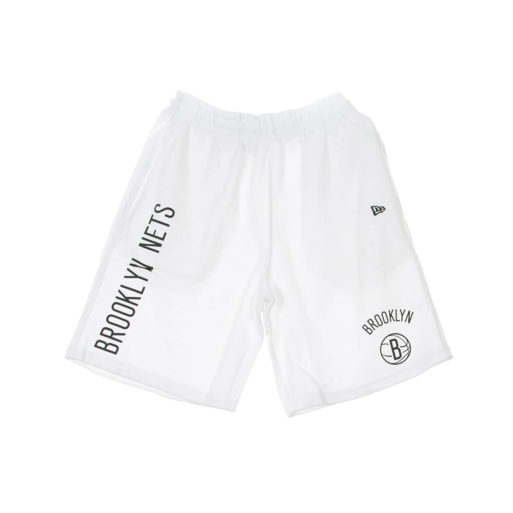 Pantalone Corto Tuta Uomo Nba Logo Stack Short Bronet White/black
