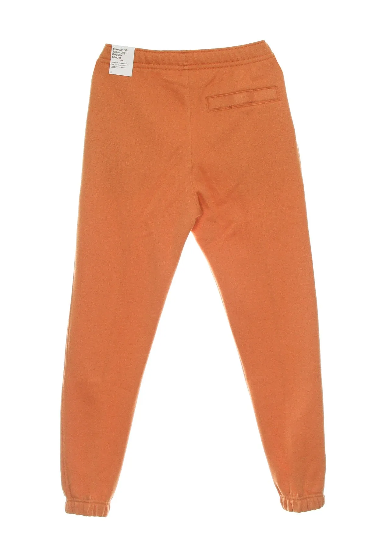 Pantalone Tuta Felpato Uomo Sportswear Club Fleece Pant Hot Curry/hot Curry/white