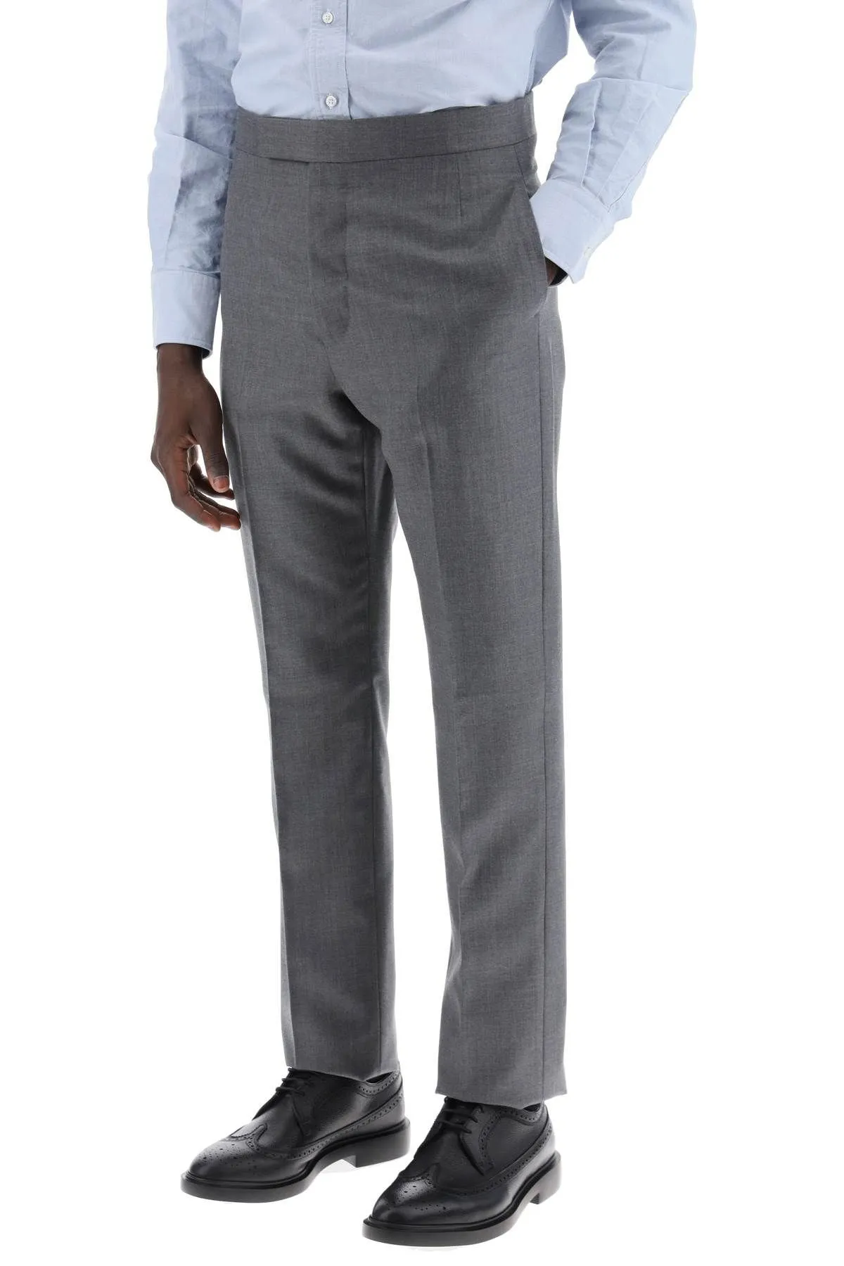 Pantaloni classici in twill