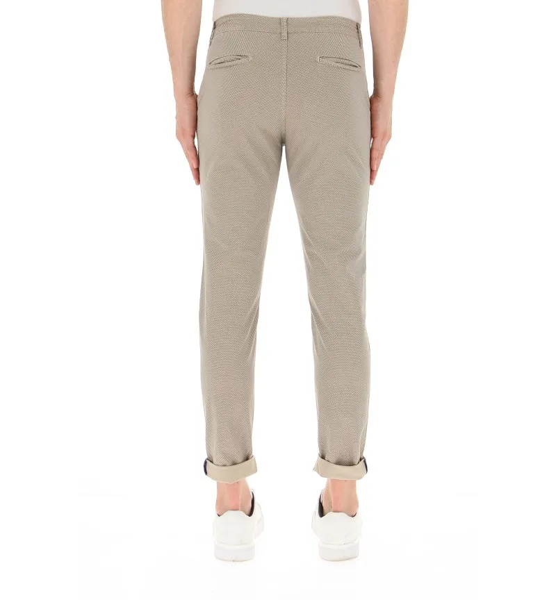 Pantaloni microfantasia