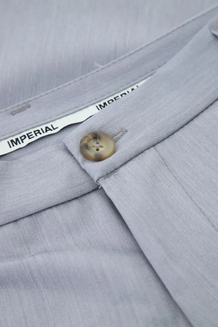 Pantaloni slim-fit effetto denim con tasche verticali