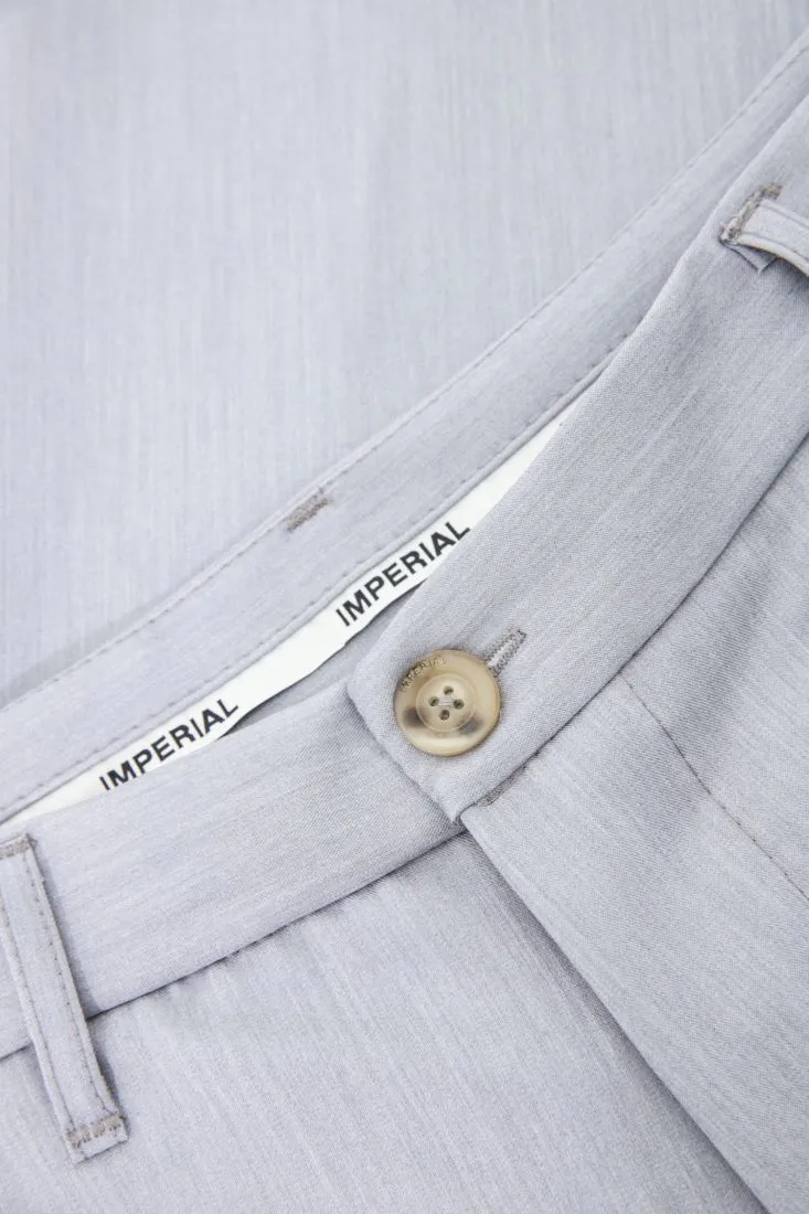 Pantaloni slim-fit effetto denim con tasche verticali