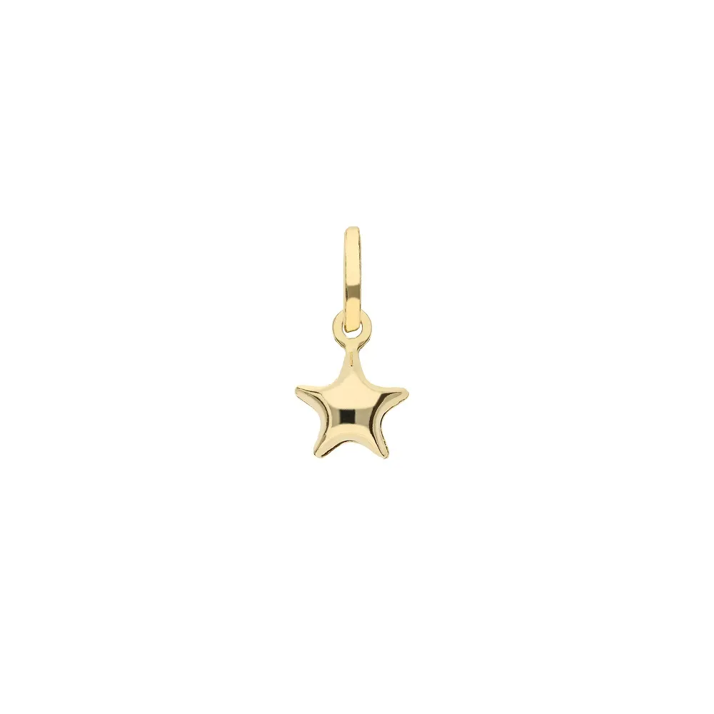 Pendente Stella in Oro Giallo 18kt