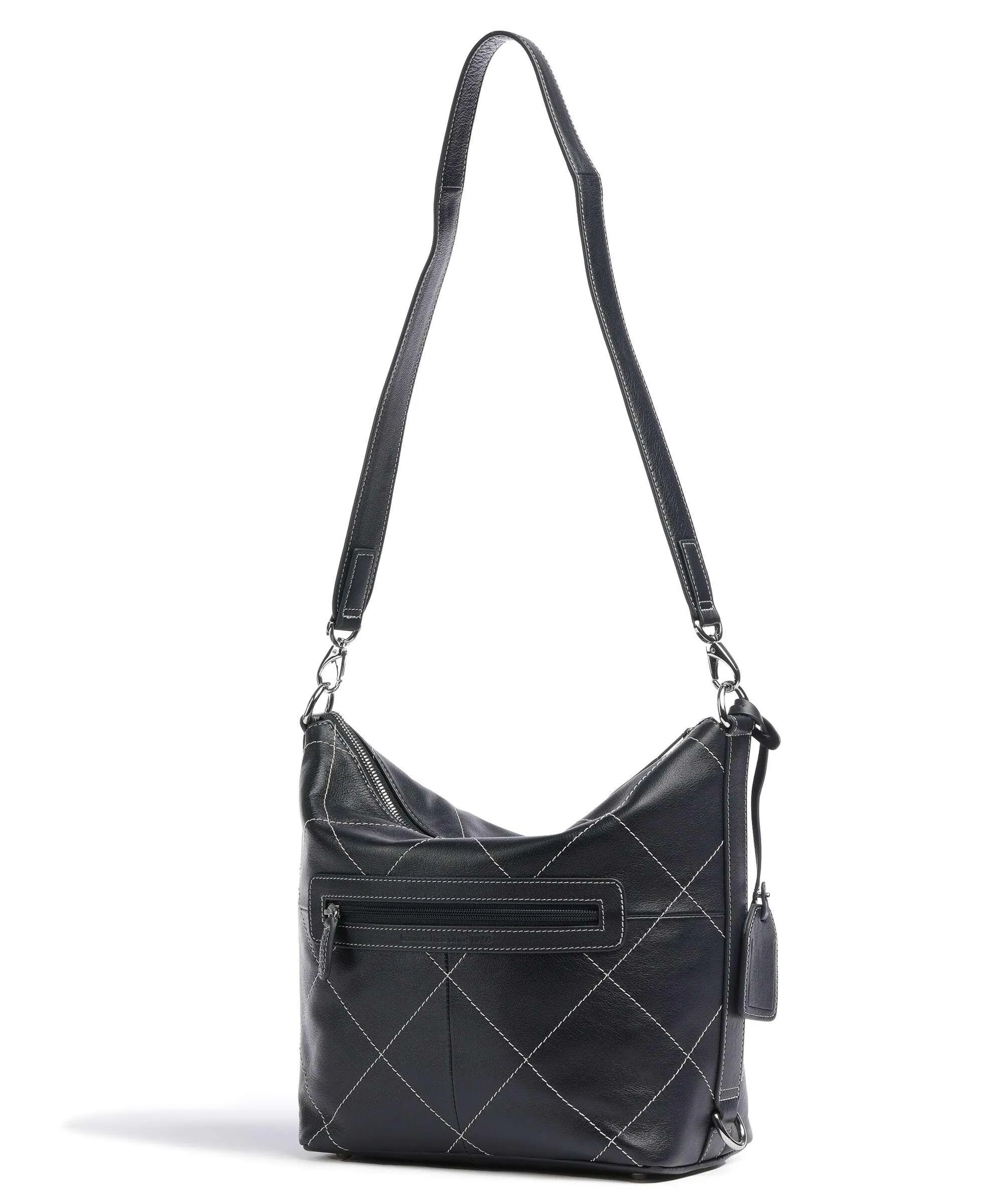  Picard Aurelie Borsa hobo morbida pelle bovina navy  