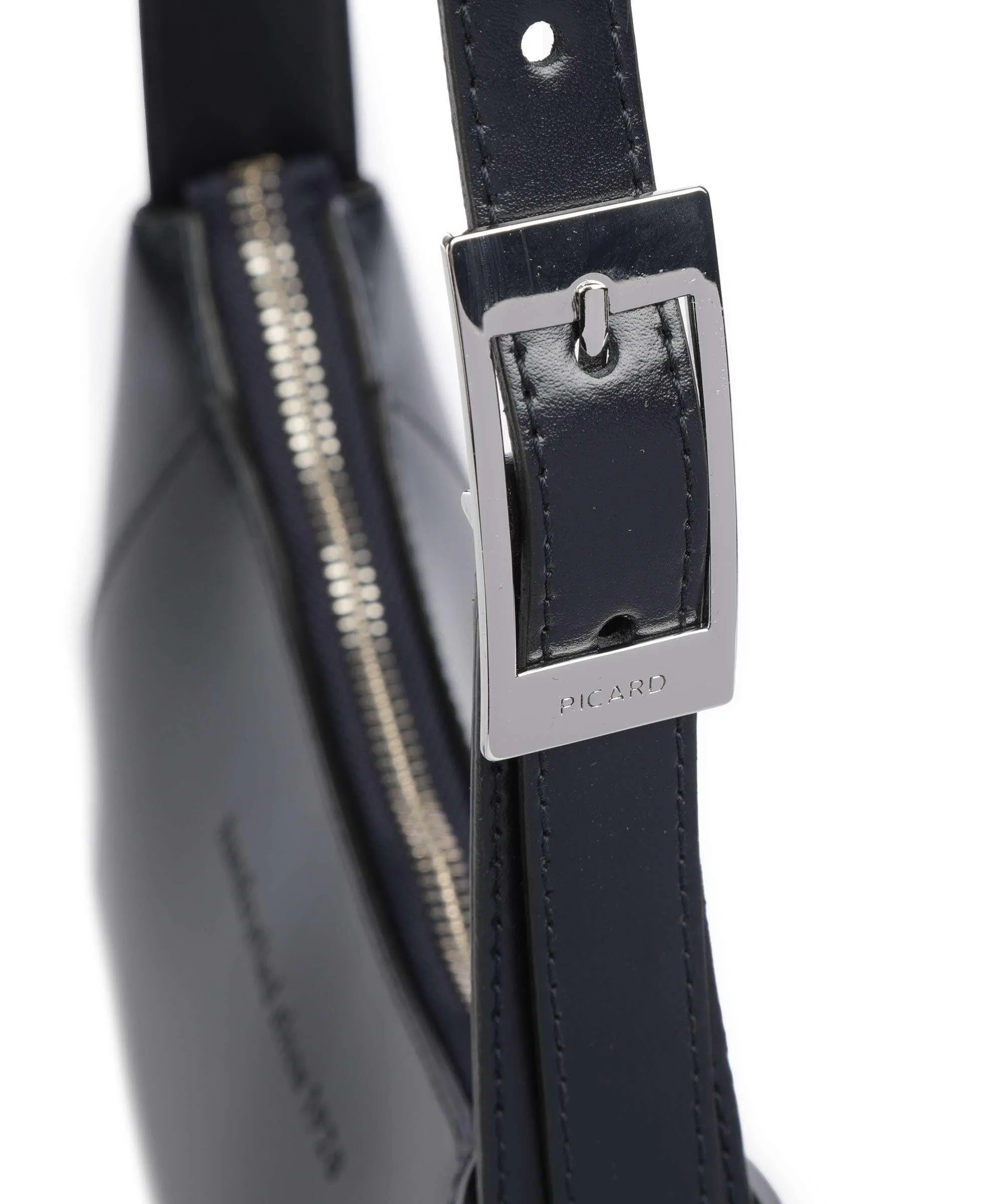  Picard Black Tie Borsa a spalla pelle di vacchetta liscia navy  