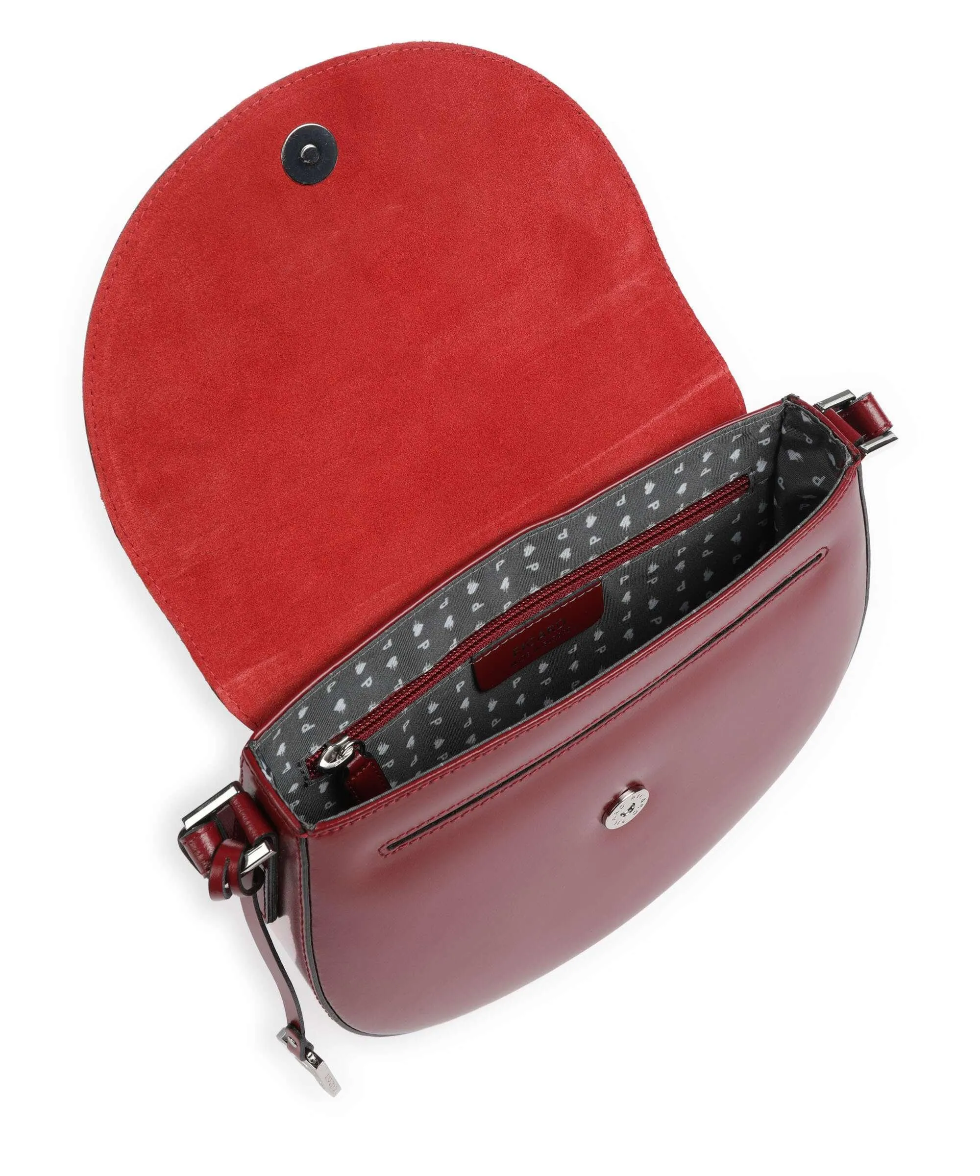  Picard Black Tie Borsa a tracolla pelle di vacchetta liscia rosso  