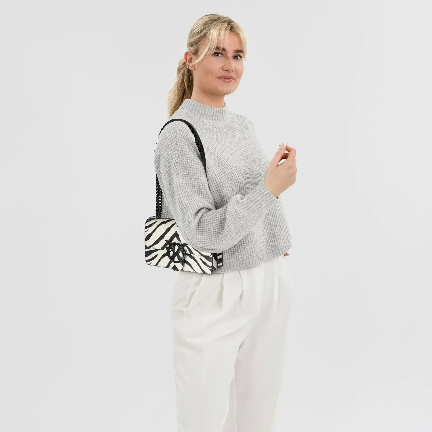 PINKO Love One Borsa a tracolla Pelle 21 cm